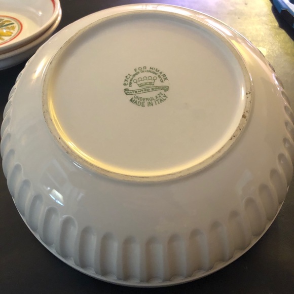 Pasta Italia Himark Vintage FIVE Piece Serving Set - Picture 3 of 7